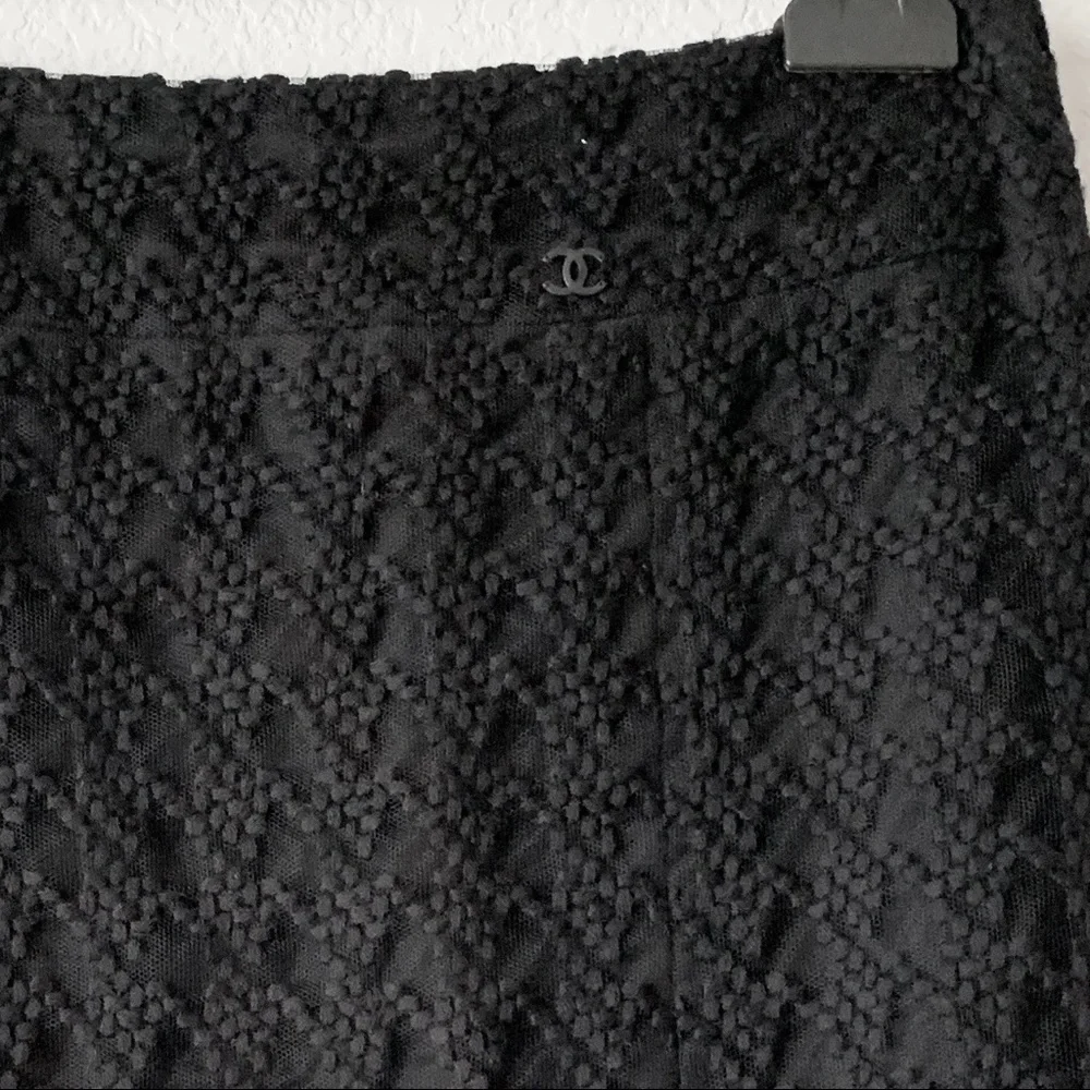 CHANEL houndstooth embroidery